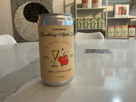 Lovely bunch sparkling apple cider